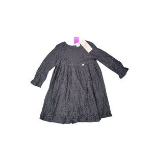 Girl's Black Lace Dress By Bonny Billy 5/6T DRESS BLACK